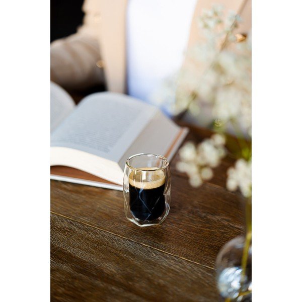 Šalice u setu 2 kom za espresso/s dvostrukom stijenkom 100 ml Geo – Vialli Design-image-4