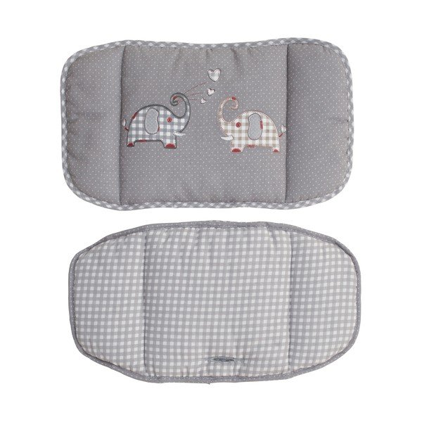 Siva dječja blagovaonska stolica Jumbo twins – Roba