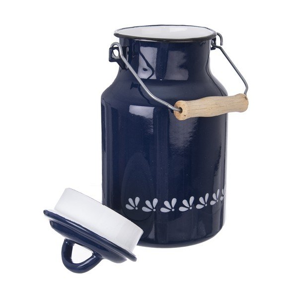 Plavi emajlirani mliječni čajnik, 2 l-image-2