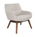 Pijesak smeđa fotelja od orahovog drveta House Nordic London