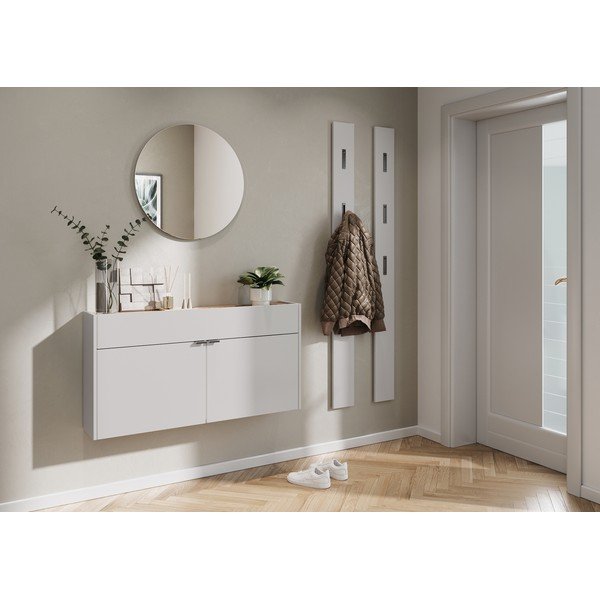 Krem viseći ormarić 110x57x22 cm Ameca – Germania-image-1