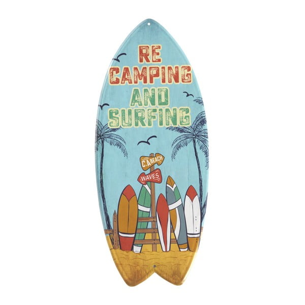 Metalni ukrasni znak 40x17 cm Surfboard – Geese-image-4