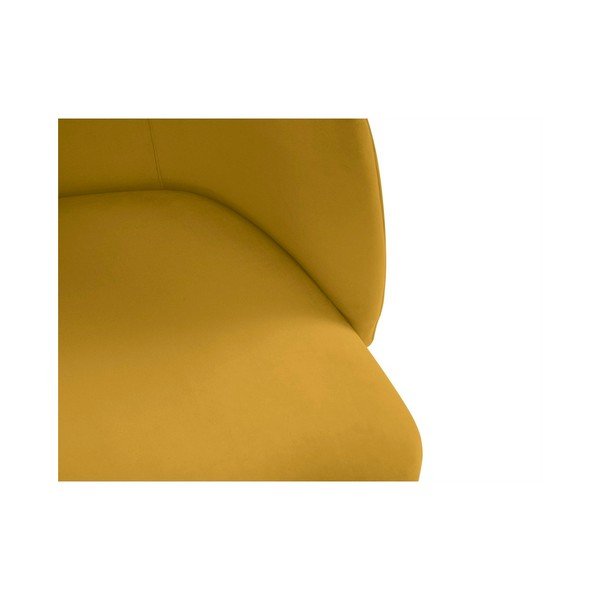 Žuta baršunasta blagovaonska stolica Windsor & Co Sofas Aurora-image-4