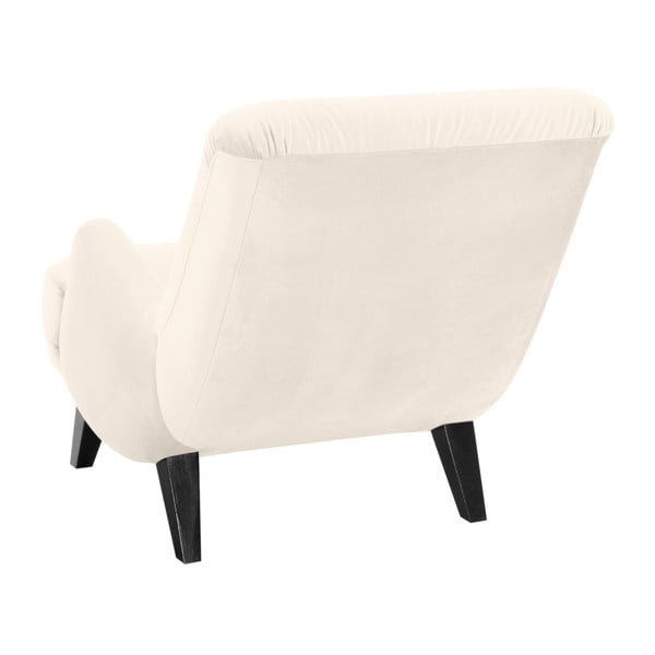 Krem stolica s crnim nogama Max Winzer Brandford Suede-image-1