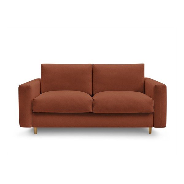 Narančasta sofa za spavanje/sklopiva 200 cm Cocoone – Bobochic Paris