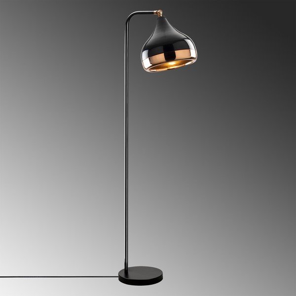 Podna svjetiljka u crno-bakrenoj boji Opviq lights Yildo-image-1