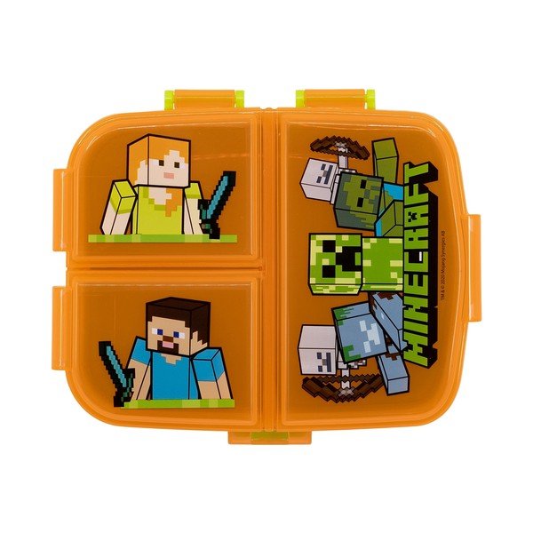 Narančasta plastična dječja kutija za ručak Minecraft – STOR