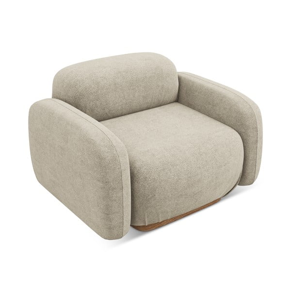 Bež modularna sjedeća garnitura od bouclé tkanine Ailani – Makamii-image-2