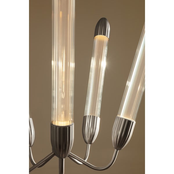 Željezna viseća svjetiljka u srebrnoj boji sa staklenim sjenilom ø 69 cm Lemon Squeeze – UMAGE-image-2