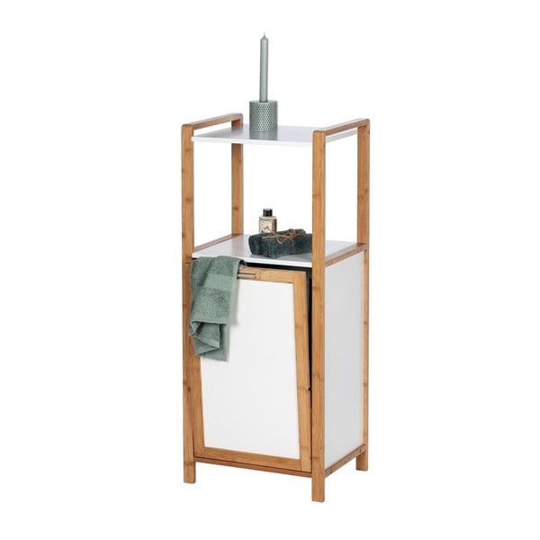 Bijela/u prirodnoj boji od bambusa kupaonska polica 40x95 cm Finja – Wenko-image-4