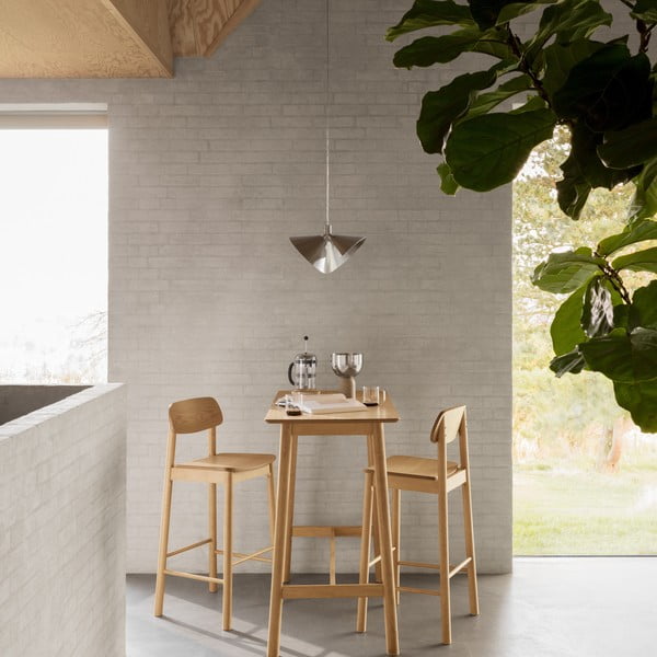 Barska stolica u prirodnoj boji (visine sjedala 74 cm) Barlow – Actona-image-1