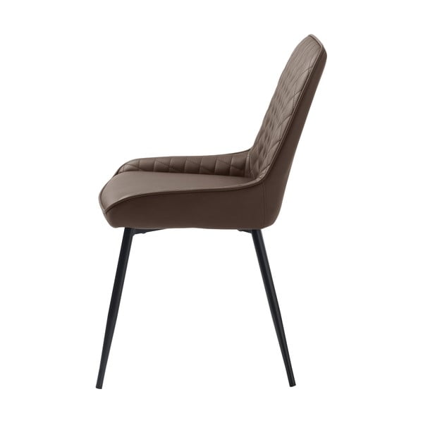 Tamnosmeđa blagovaonska stolica Milton - Unique Furniture-image-2