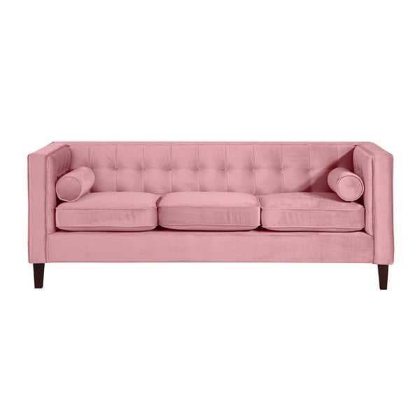 Ružičasti kauč Max Winzer Jeronimo, 215 cm