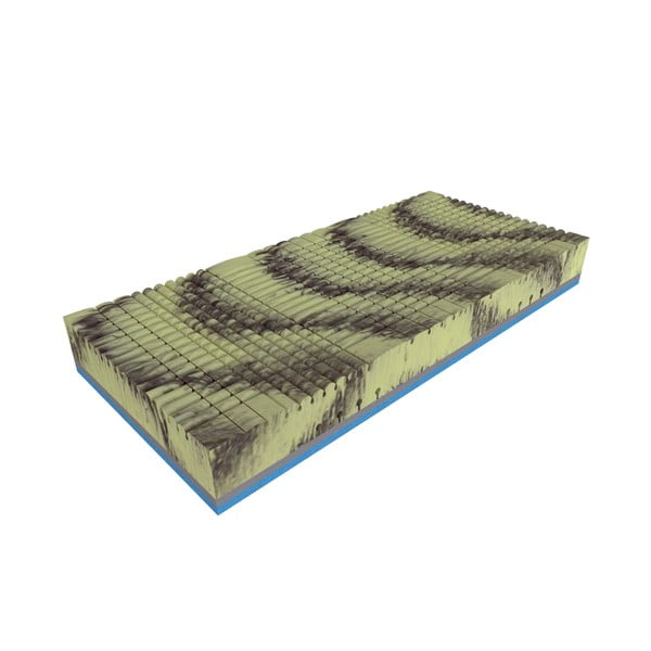 Srednje tvrd/mekan obostrani madrac od pjene 90x200 cm Herbal visco – Materasso-image-3