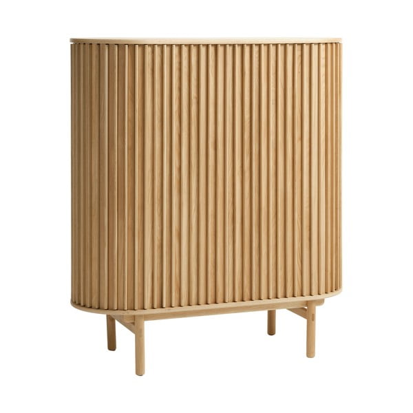 Ormarić u dekoru hrasta u prirodnoj boji 110x125 cm Carno - Unique Furniture-image-2