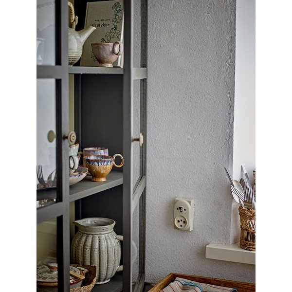 Siva viseća vitrina od masivne jele 85x100x25 cm Tone – Bloomingville-image-2