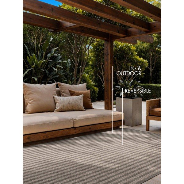 Sivi/krem unutarnji i vanjski tepih 200x300 cm Haringey Linley – Ted Baker-image-1