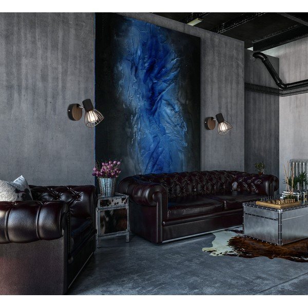 Crna zidna lampa Fly – Candellux Lighting-image-1