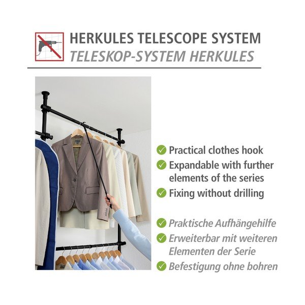 Metalna/plastična motka za skidanje odjeće Herkules – Wenko-image-3