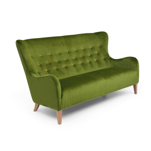 Zelena sofa Max Winzer Medina, 190 cm