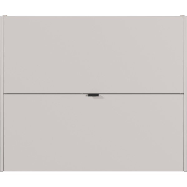 Krem preklopni/viseći ormarić za cipele u dekoru hrasta 100x83x18 cm Ameca – Germania-image-2
