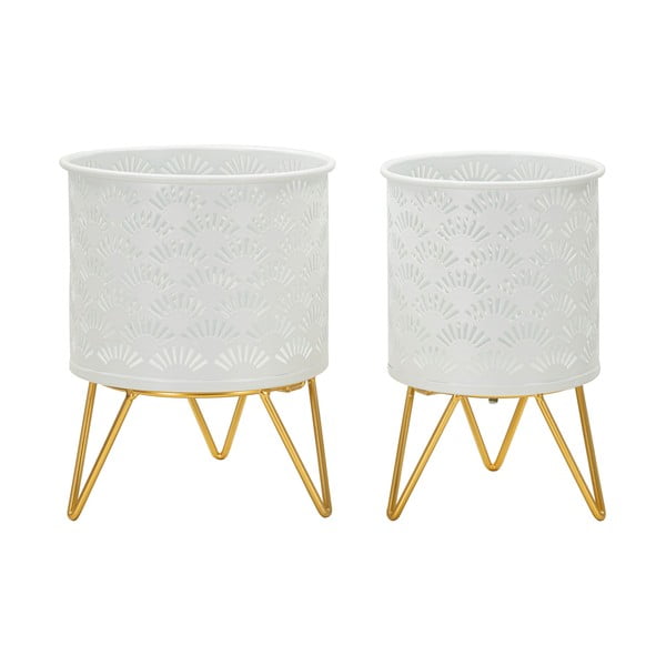 Metalni stalci za tegle za cvijeće u setu 2 kom ø 16 cm (visina 20 cm) Carly – Mauro Ferretti