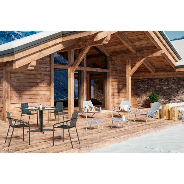 Okrugli vrtni stol aluminijski ø 110 cm Fleole – Ezeis-image-4
