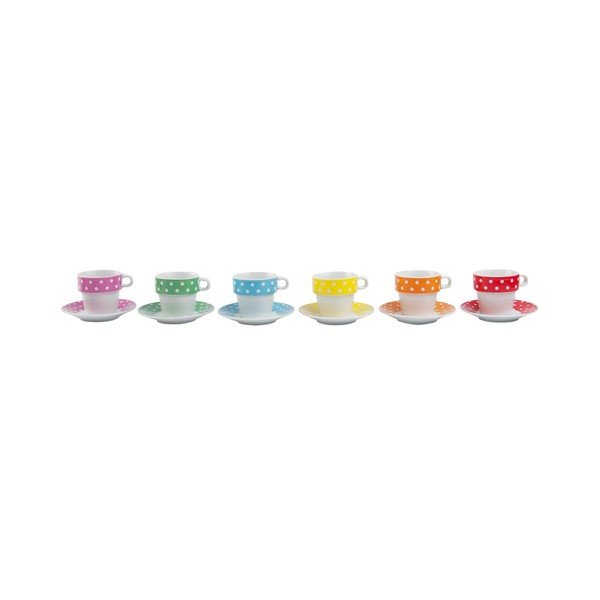 Set od 6 šalica s stalkom Espresso Mini Dots-image-4