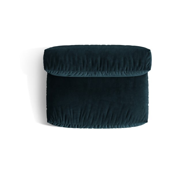 Tamno plava baršunasti modularna sjedeća garnitura (srednji modul ) Martina – Micadoni -image-3