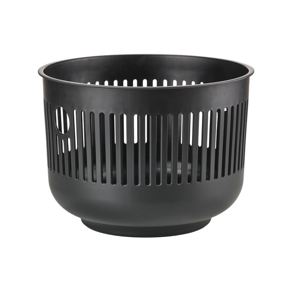 Crna plastična košara za rublje 35 l Ume – Zone