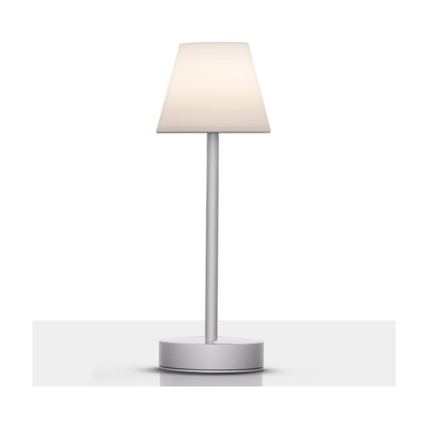 Bijelo-siva stolna lampa 32 cm Divina - Tomasucci
