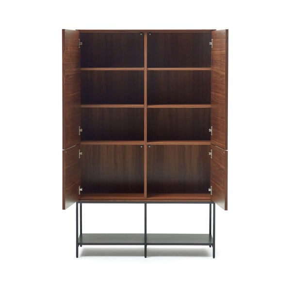 Ormarić u dekoru oraha u prirodnoj boji 97,5x160 cm Vedrana – Kave Home-image-2