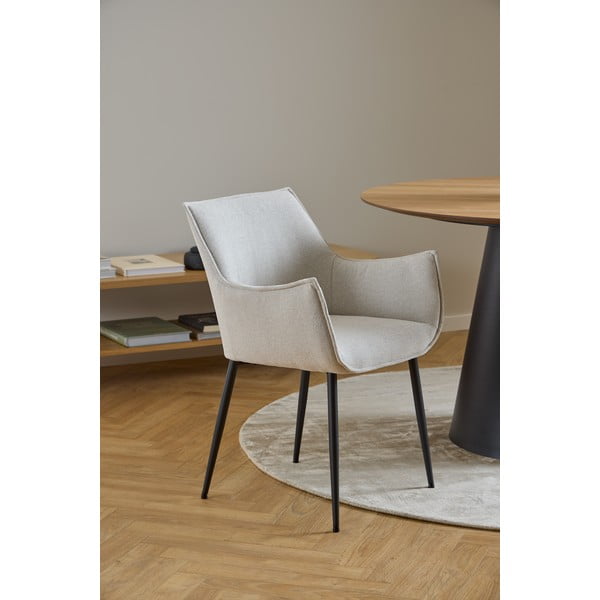 Krem podstavljena blagovaonska stolica Bonita – Actona-image-2