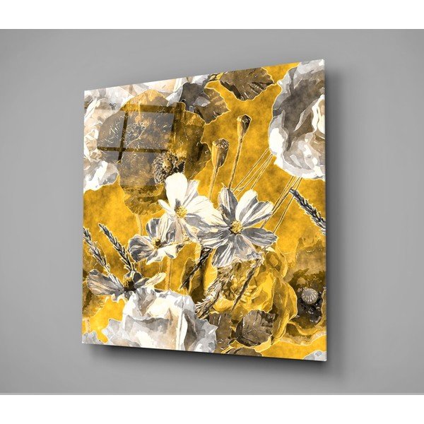 Staklena slika insigne tratinčice, 40 x 40 cm-image-3