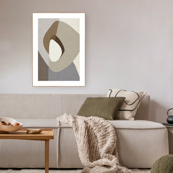 Slika 70x100 cm Picasa Greige - Malerifabrikken-image-1