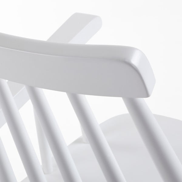 Bijela blagovaonska stolica od drva kaučukovca Kave HomeKristie-image-4