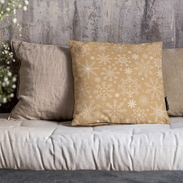 Ukrasni jastuk s božićnim motivom 45x45 cm Frozen Snowflakes – Butter Kings