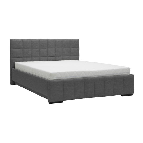 Sivi bračni krevet Mazzini Beds Dream, 180 x 200 cm