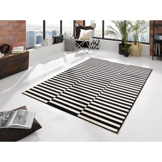 Crno-bijela staza Hanse Home Gloria Panel, 80 x 200 cm