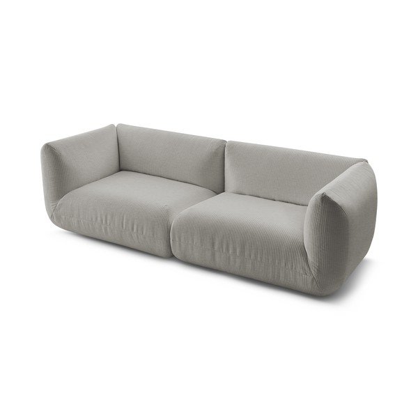 Bež samt sofa 260 cm Lecomte - Bobochic Paris-image-3