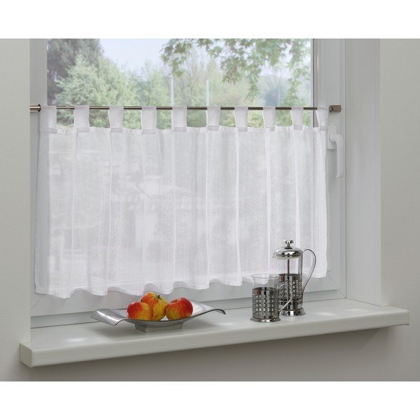 Bijela zavjesa 48x140 cm - Gardinia-image-1