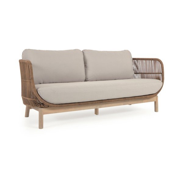 Bež podstavljena vrtna sofa Catalina – Kave Home