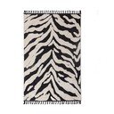 Crno-bijeli tepih 133x190 cm Esra Zebra – Flair Rugs