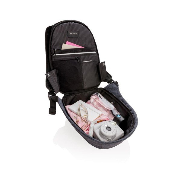 Plavo-sivi ženski sigurnosni ruksak XD Design Elle Protective, 8 l-image-1