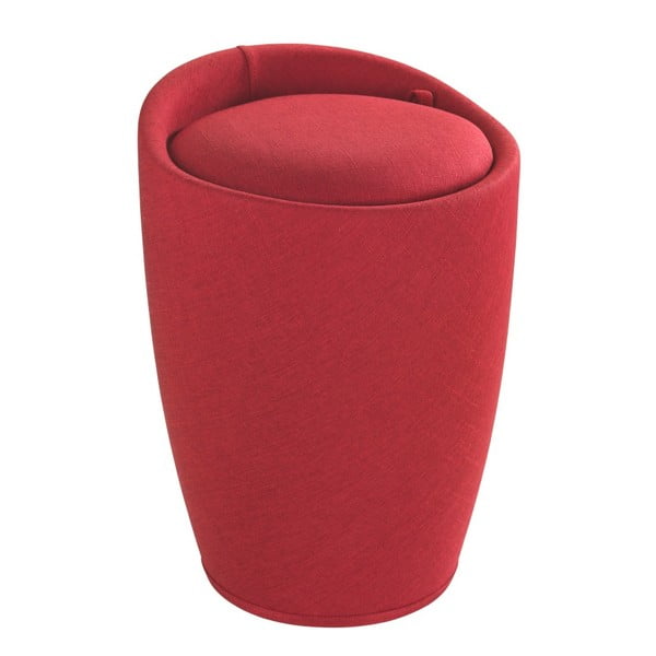 Crvena košara za rublje i stolica u jednom Wenko Linen Looku, 20 l