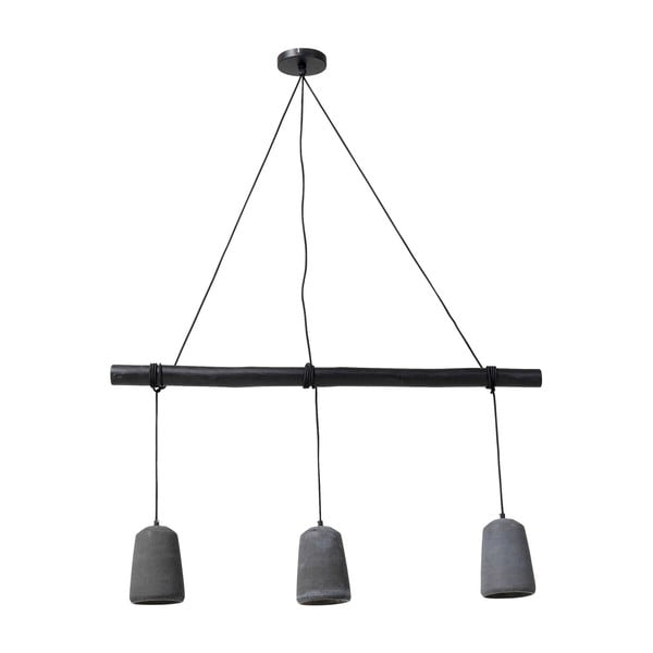 Antracitno siva viseća svjetiljka ø 15 cm Concrete – Kare Design