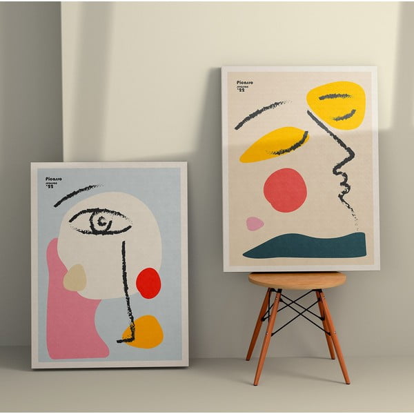 Slike u setu 2 kom 50x70 cm Faces – Wallity-image-1