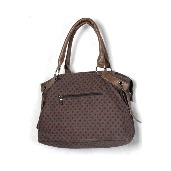 Smeđa platnena torba Sorela Dotty Chic širine 38 cm-image-1