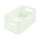 Bijela kutija za pohranu iDesign Eco Handled, 21,3 x 30,2 cm
