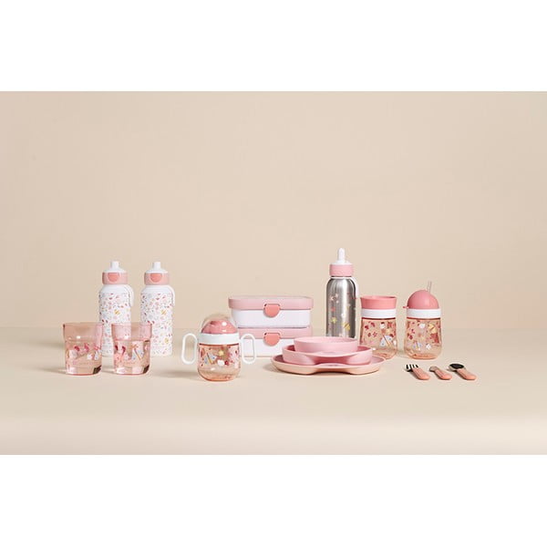 Dječja kutija za ručak s bocom Flowers & butterflies – Mepal-image-4